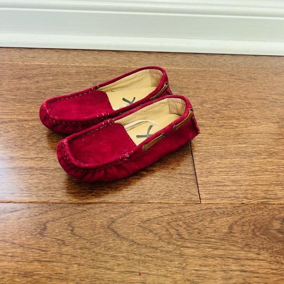 Janie and Jack Other - Beautiful Janie and Jack leather maroon loafers size 10 toddler
